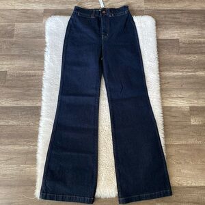 Madewell 11” High-Rise Flare Jeans in Insley Wash | sz 25